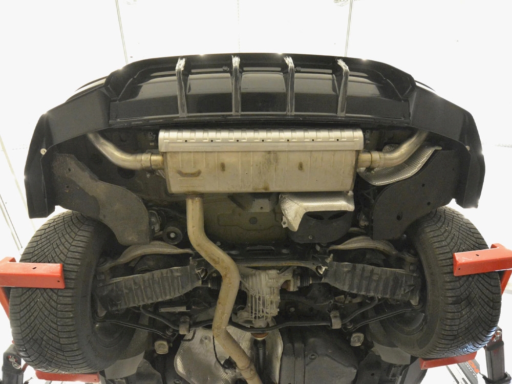 Rear Splitter (Vertical Bars) Volkswagen Touareg Elegance Mk3 Facelift