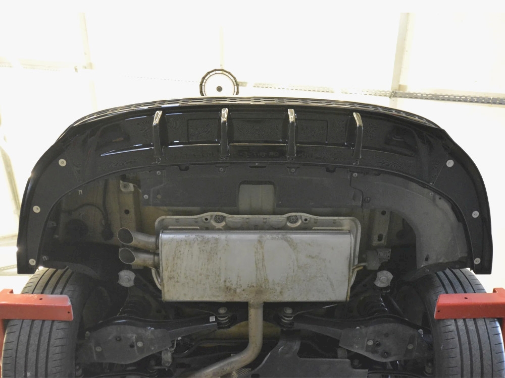 Rear Splitter (Vertical Bars) Audi A3 Sedan 8Y Facelift