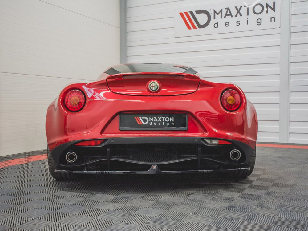 Central Rear Splitter Alfa Romeo 4C - 2 