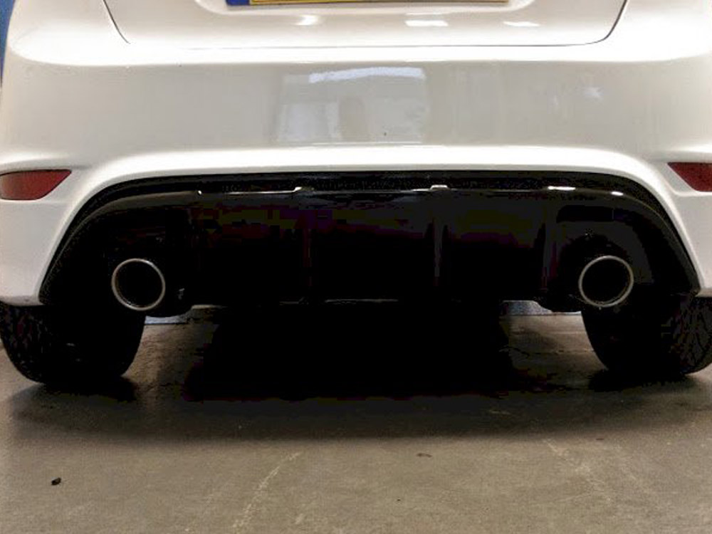Ford Fiesta Mk7 HIGH Quality DUAL EXIT Stainless Steel Axle-back Exhaust System With Silencer And Exhaust Pipes - 2 