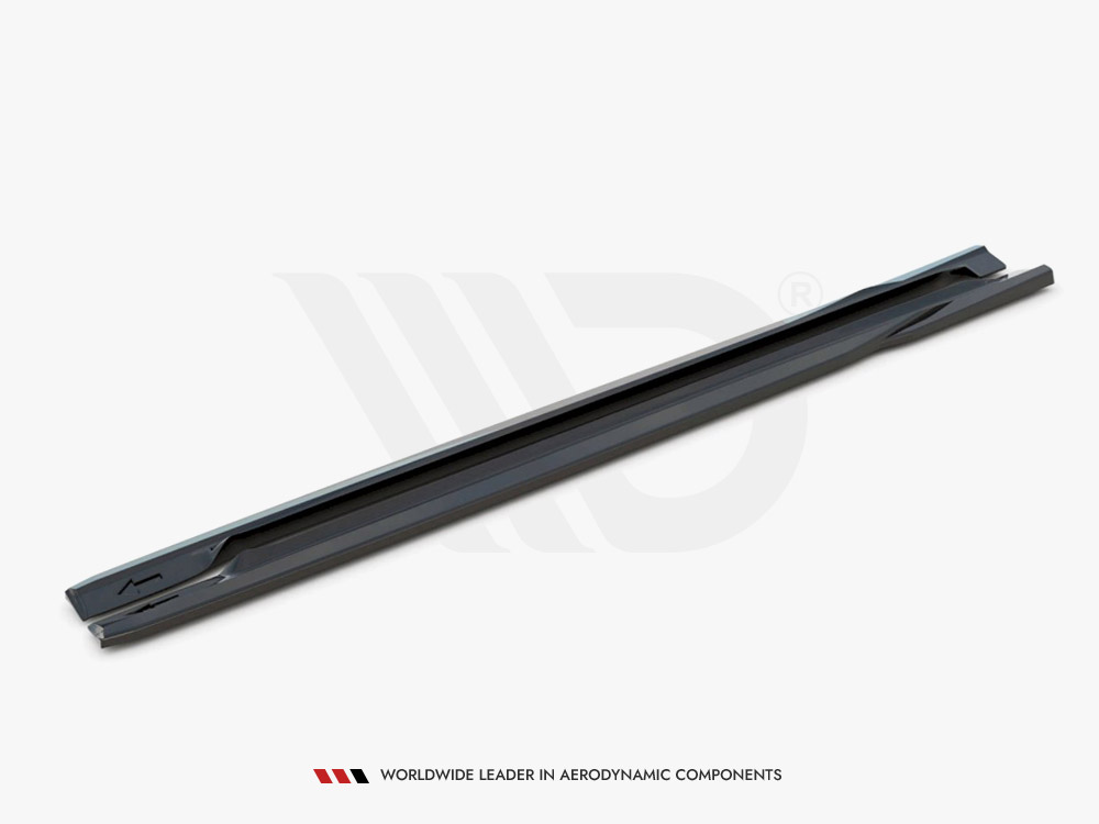 Side Skirts Diffusers Volvo S60 R-Design Mk2 - Carbon Look - 4 