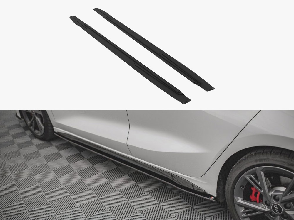 Street PRO Side Skirts Diffusers Audi S3 / A3 S-Line 8Y / 8Y Facelift - 1 