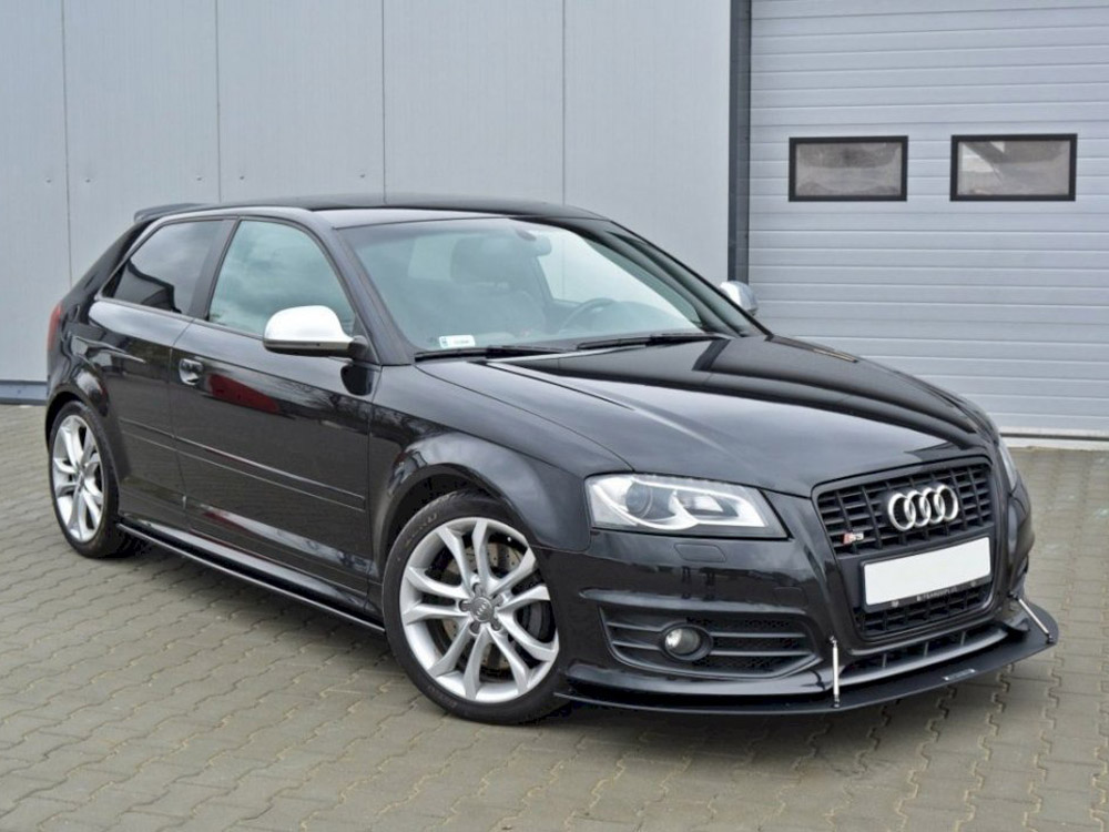 thumbnail image 2 of Maxton Design Gloss Black Front Diffuser Splitter – Audi RS3 8P, ABS 2 of 5