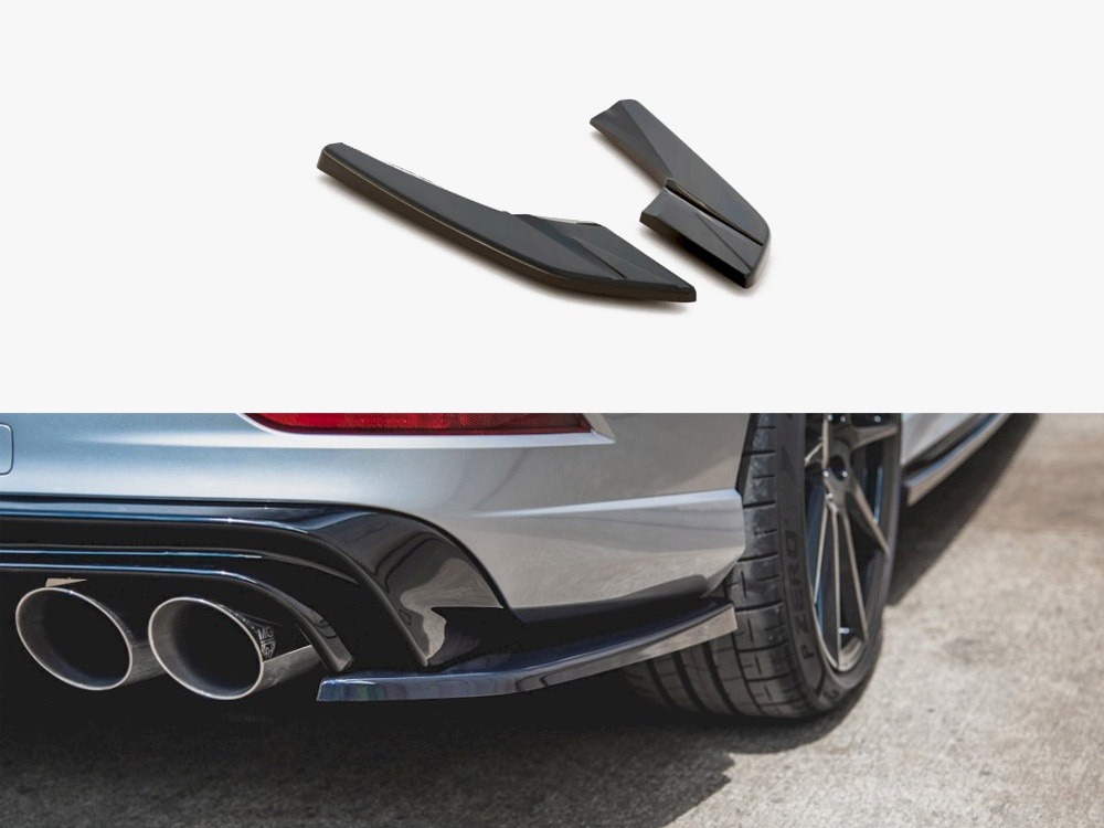 Rear Side Splitters V.2 Audi S3 Sedan 8V Facelift (2016-2020) - 1 