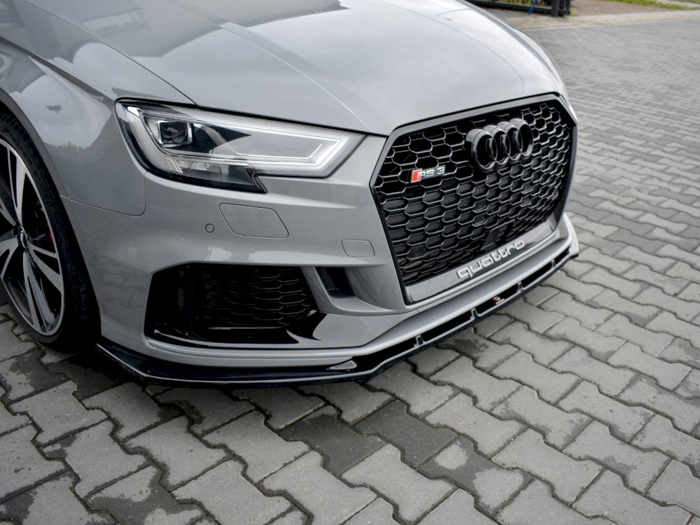 Front Splitter V.1 Audi RS3 8V Facelift Sedan (2017-20) - 3 