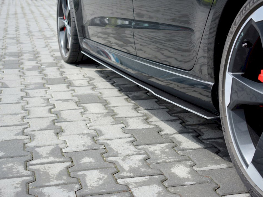 Racing Side Skirts Diffusers V.1 Audi RS3 8V Facelift Sportback (2017-20) - 3 