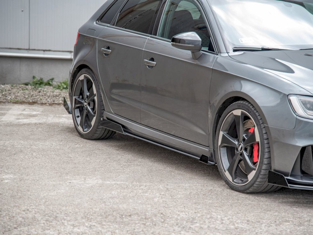 Street PRO Side Skirts Diffusers + Flaps Audi RS3 8V Sportback - 3 