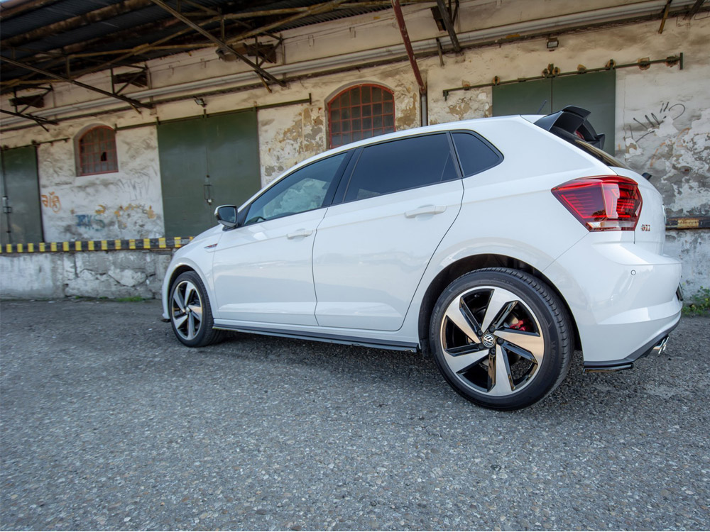 Side Skirts Diffusers compatible with Volkswagen Polo GTI / R-Line Mk6 - 2 
