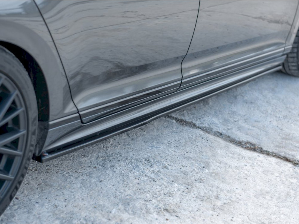 Side Skirts Diffusers Volkswagen Passat R-line B8 (2015-2019) - Carbon Look - 4 
