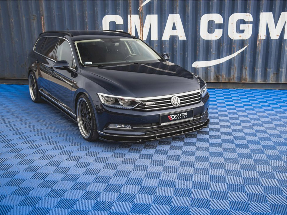 Front Splitter V.1 VW Passat B8 - Carbon Look - 2 