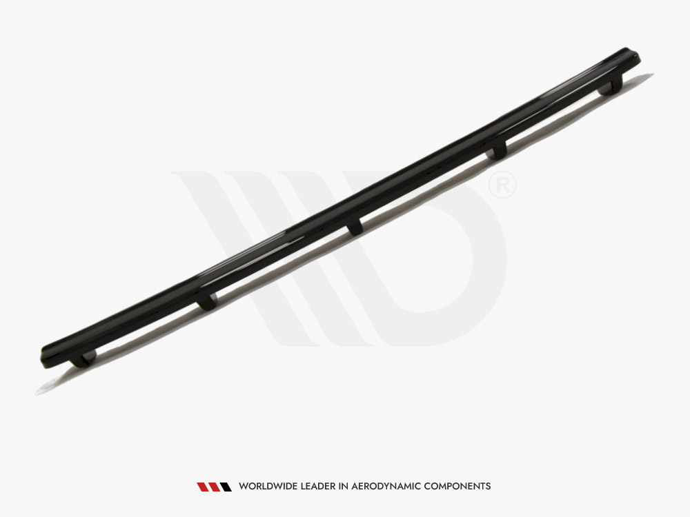 Rear Splitter (Vertical Bars) VW Passat CC R36 Rline (Preface) - Textured - 3 