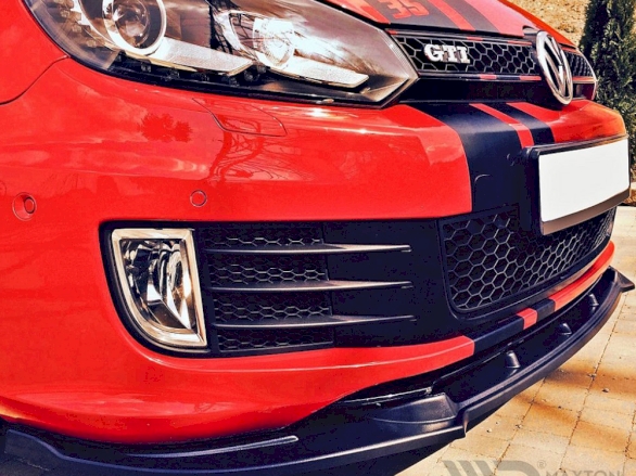 Front Splitter VW Golf VI GTI 35TH - Textured