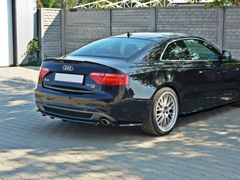 Central Rear Splitter (Vertical Bars) Audi A5 S-Line 8T - 2 