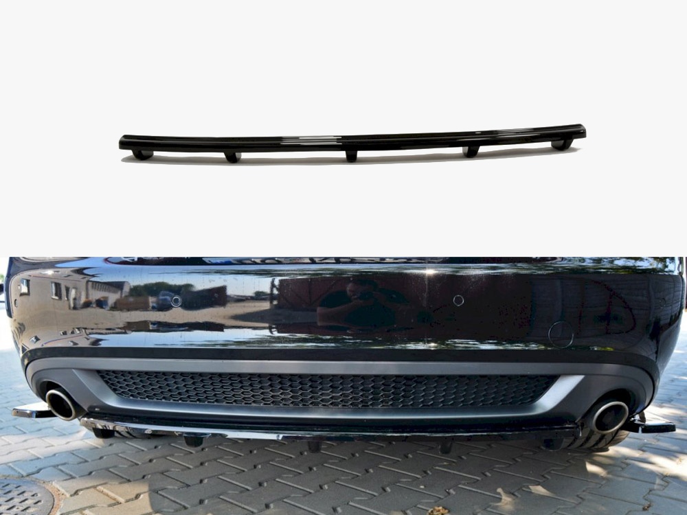 Central Rear Splitter (Vertical Bars) Audi A5 S-Line 8T - 1 