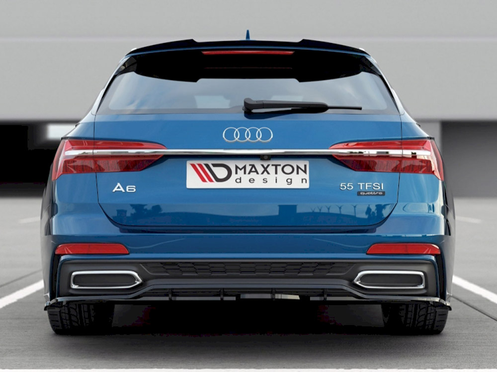 Central Rear Splitter (Vertical Bars) Audi A6 S-Line C8 - 3 