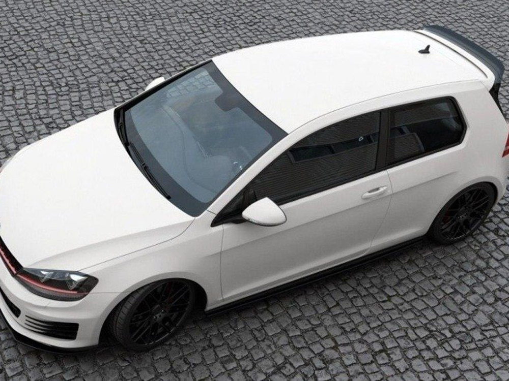 Spoiler CAP VW Golf MK7 GTI Clubsport (2012 - 2017) - Carbon Look - 3 