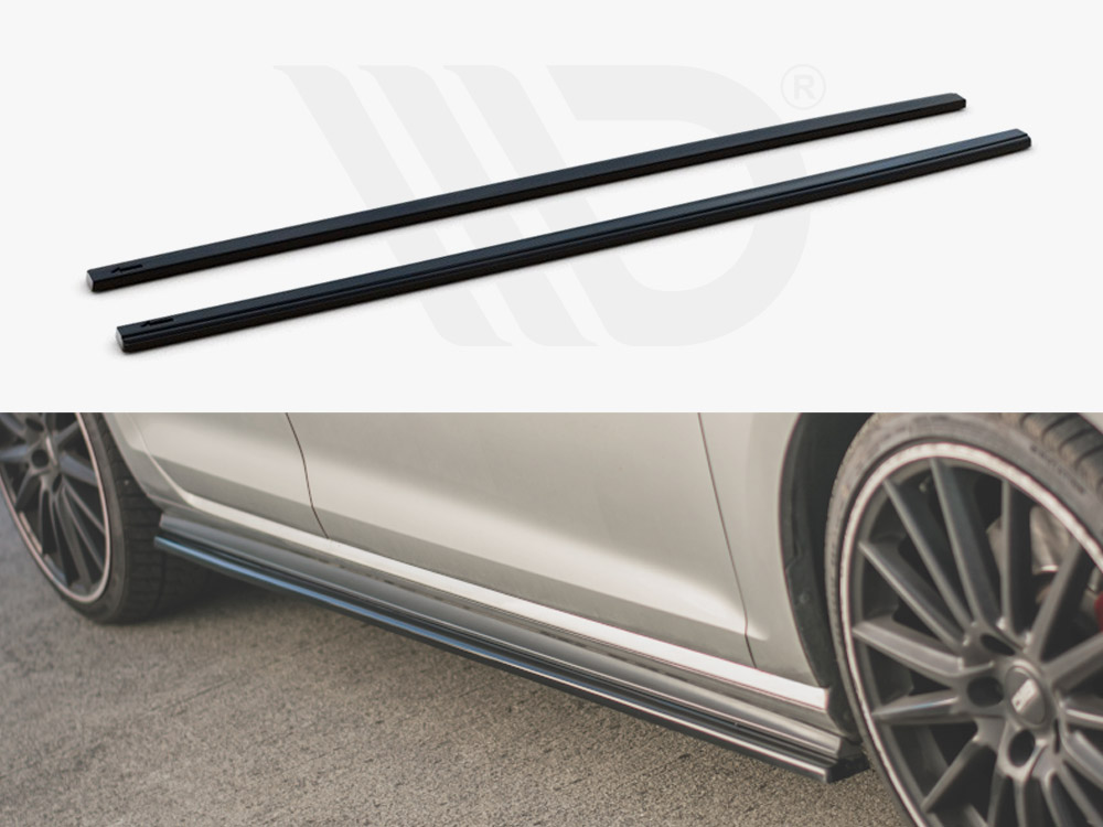 Side Skirts Diffusers V2 VW Golf 7 GTI (2013-2016) - 1 