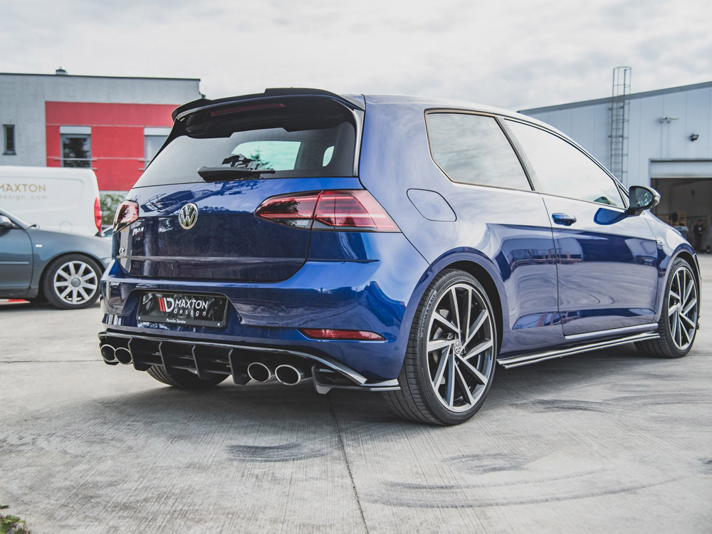 Street PRO Rear Side Splitters Volkswagen Golf R Mk7 Facelift - 2 