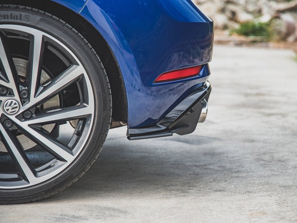 Street PRO Rear Side Splitters Volkswagen Golf R Mk7 Facelift - 3 