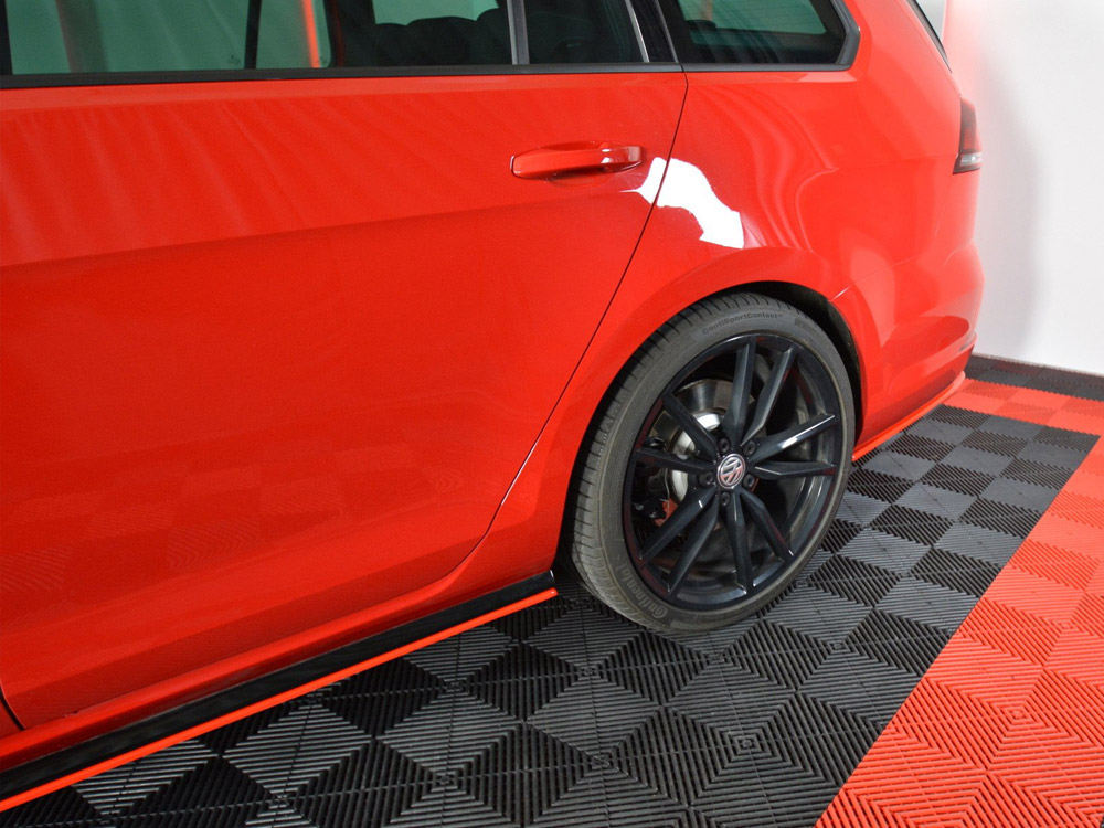 Rear Side Splitters V.2 VW Golf 7 R Variant Facelift - 2 