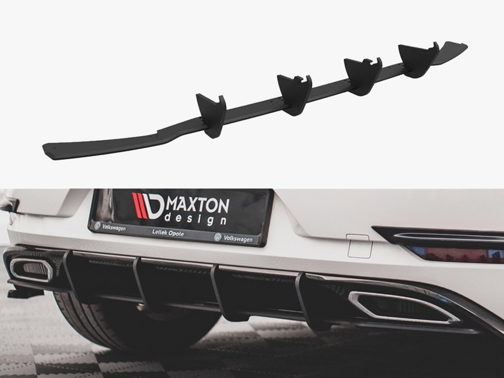 Street PRO Rear Diffuser VW Golf R-Line Mk7 Facelift - 1 