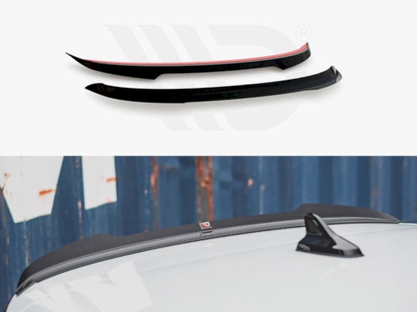 Spoiler CAP V.1 Volkswagen Golf GTI / GTE / GTD / R-Line / R Mk8 - Textured