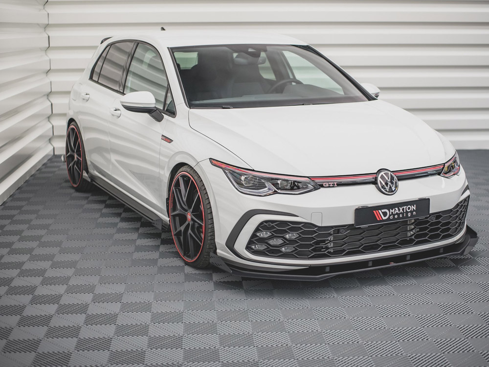 Street Pro Front Splitter + Flaps Volkswagen Golf GTI / GTE / GTD / R-Line Mk8 - 2 
