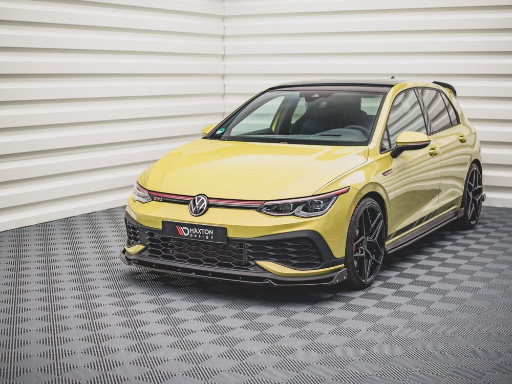 Front Splitter V.1 + Flaps VW Golf 8 GTI Clubsport - 2 