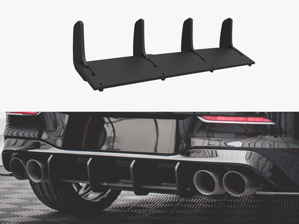 Street PRO Rear Diffuser VW Golf R Mk8 - 1 