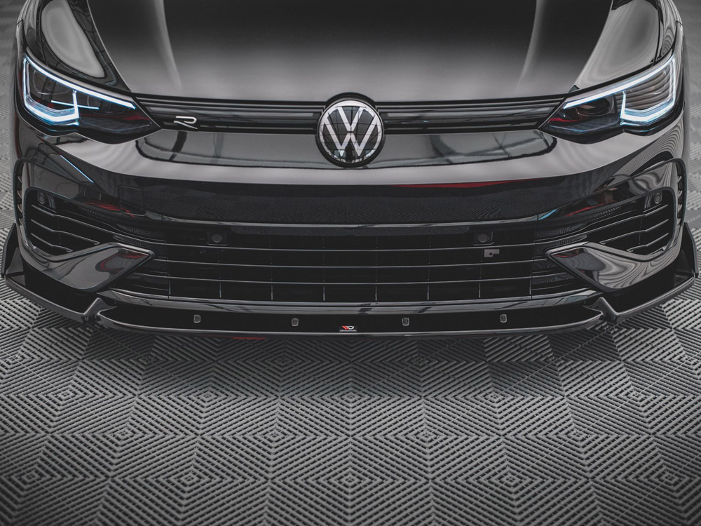 Front Splitter V.2 + Flaps VW Golf R Mk8 - 3 
