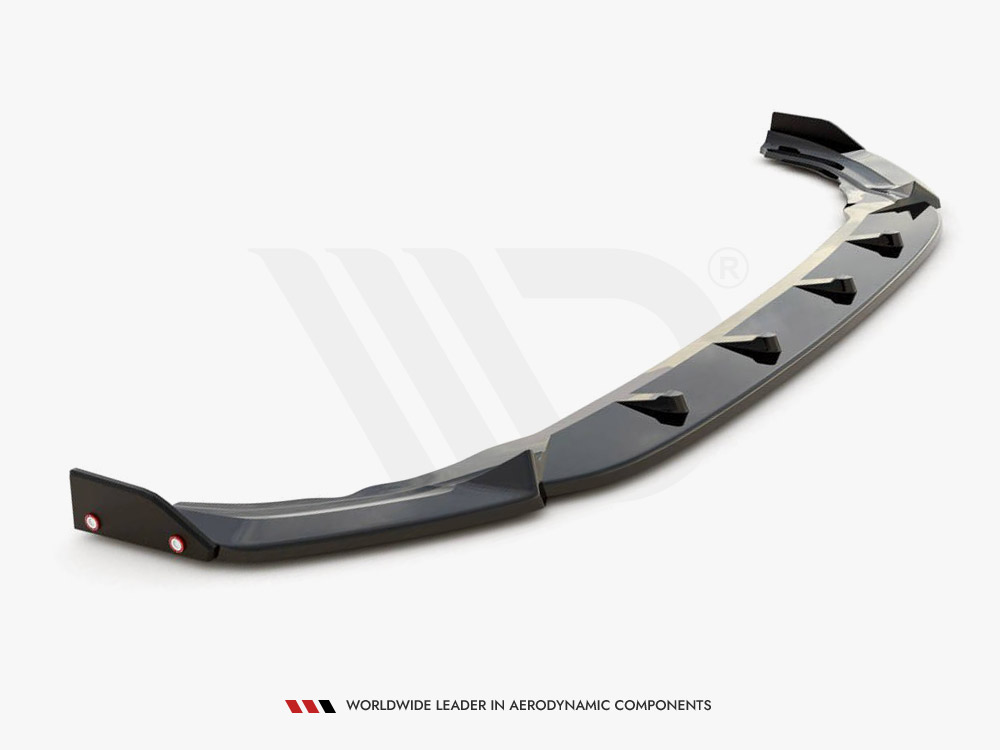 Front Splitter V.2 + Flaps VW Golf R Mk8 - 4 