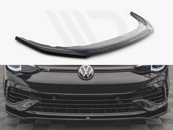 Front Splitter V.3 VW Golf R Mk8 CARBON LOOK