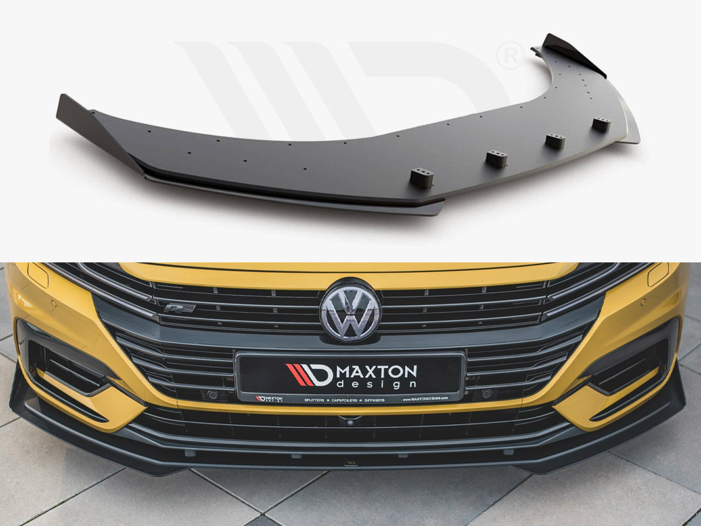 Street PRO Front Splitter + Flaps VW Arteon R-Line - 1 