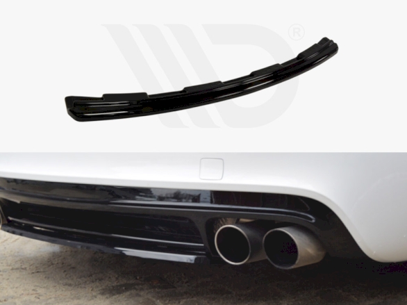 Central Rear Splitter Audi TT S 8J - Textured