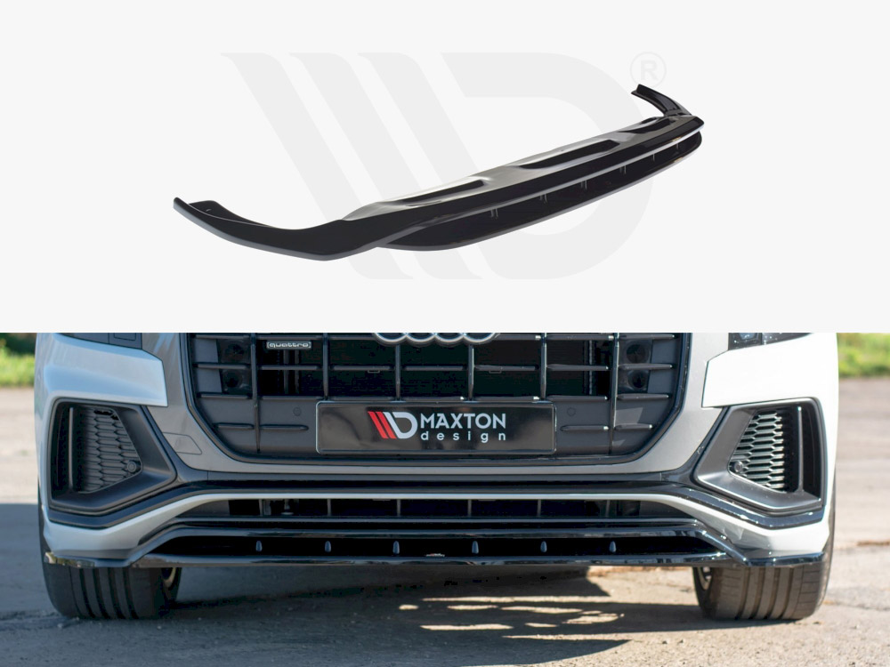 Front Splitter Audi Q8 SLine / SQ8 Mk 1 Maxton Design UK