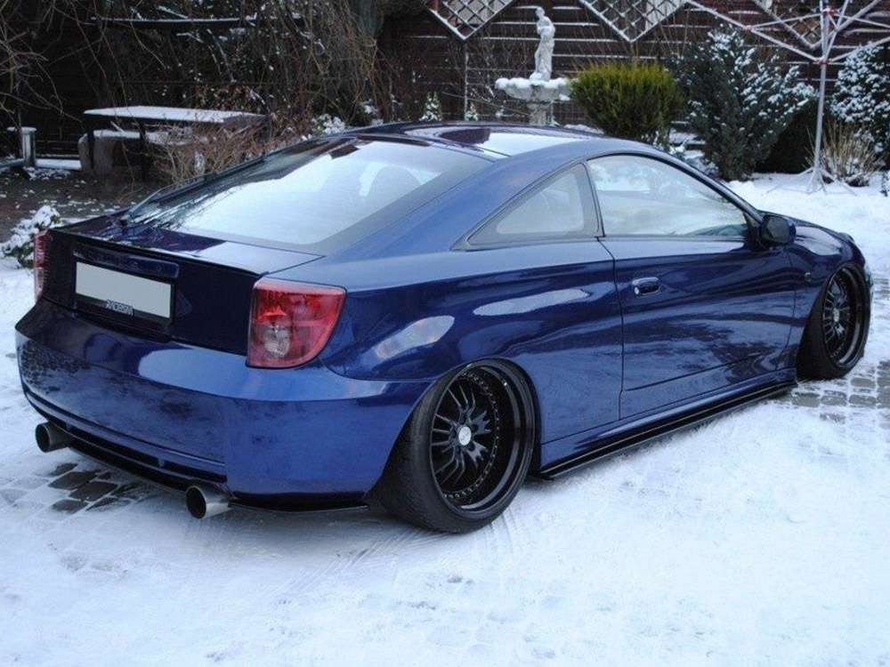 Rear Side Splitters Toyota Celica T23 Preface - Carbon Look - 2 