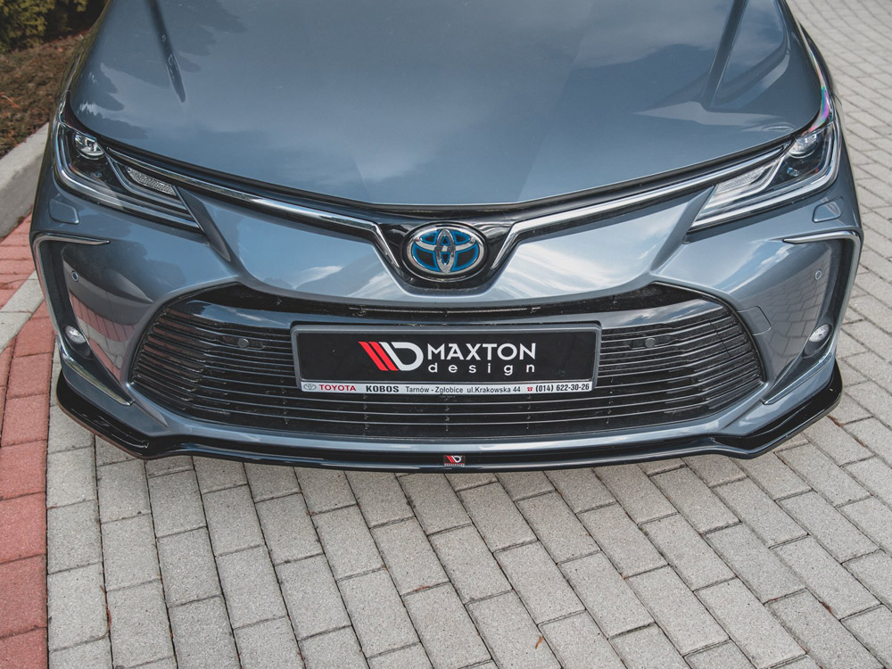 Front Splitter Toyota Corolla Mk12 Sedan - Textured - 3 