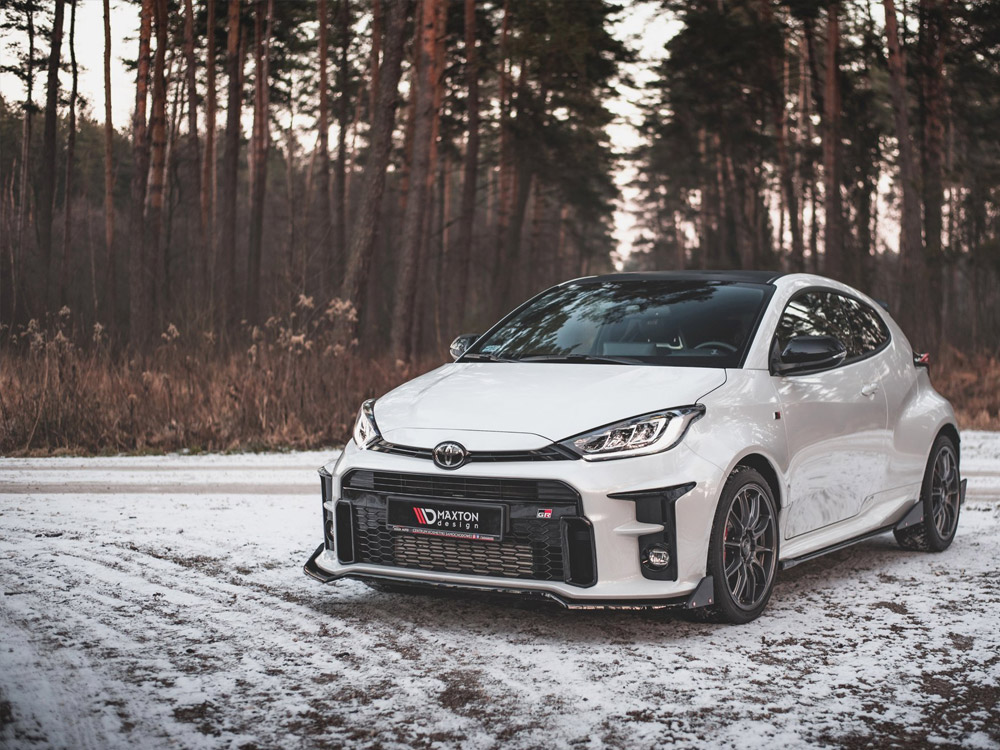 Front Splitter V.3 + Flaps compatible with Toyota GR Yaris Mk4 - 2 