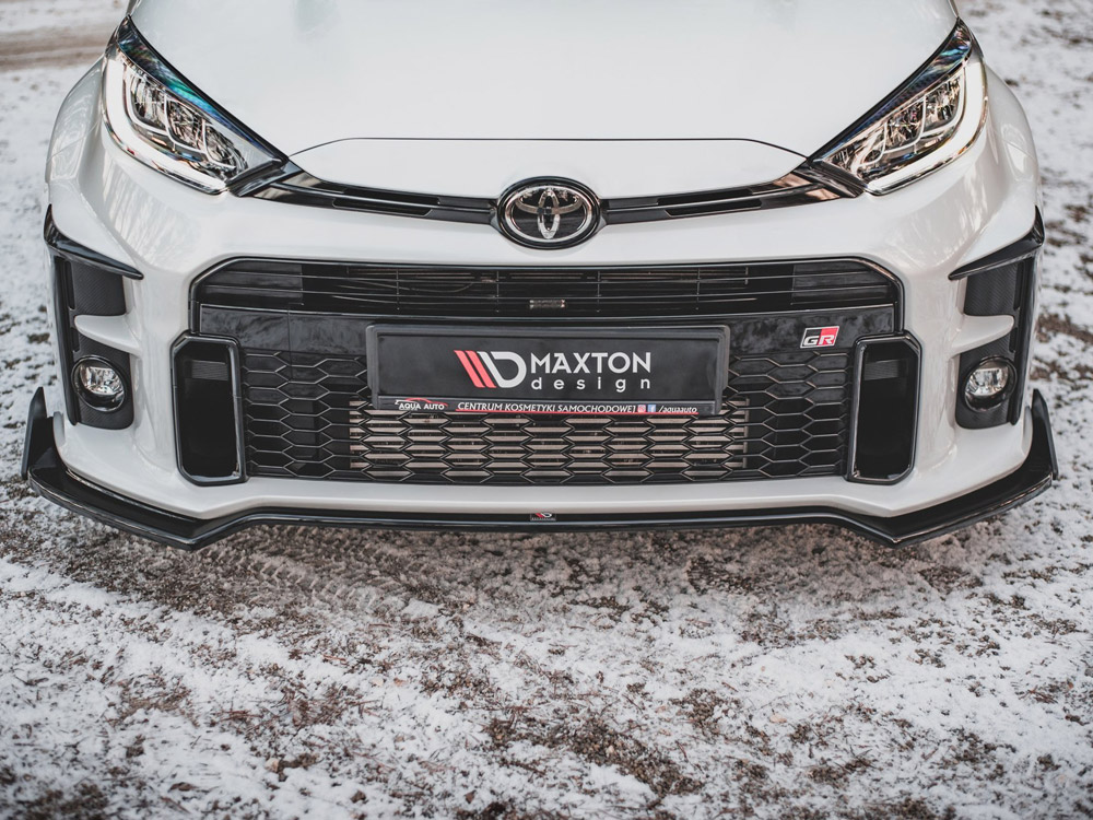 Front Splitter V.3 + Flaps compatible with Toyota GR Yaris Mk4 - 3 
