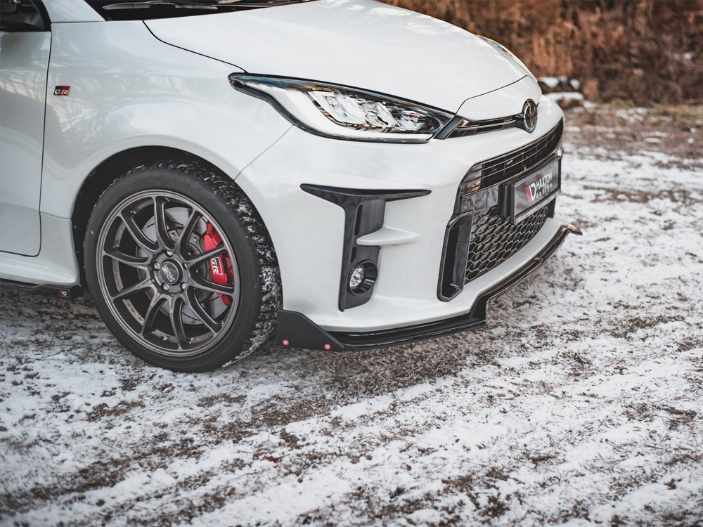 Front Splitter V.3 + Flaps compatible with Toyota GR Yaris Mk4 - 4 