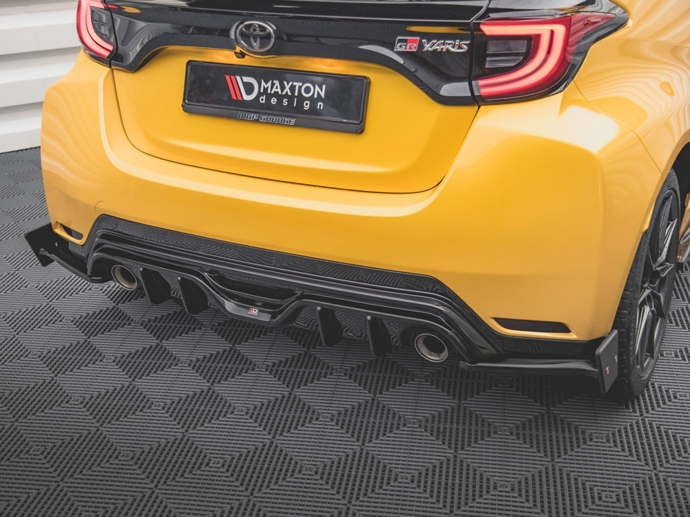 Rear Side Splitters V.4 + Flaps Toyota GR Yaris Mk4 - 4 