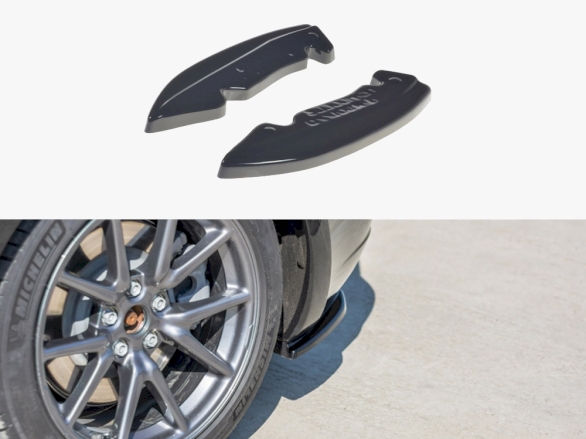 Rear Side Splitters Tesla Model 3 - Carbon Look