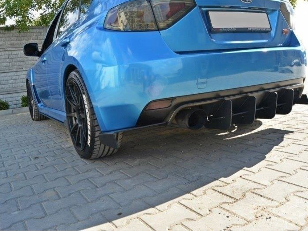 Racing Rear Side Splitters Subaru Impreza WRX STI 2009-2011 - 2 