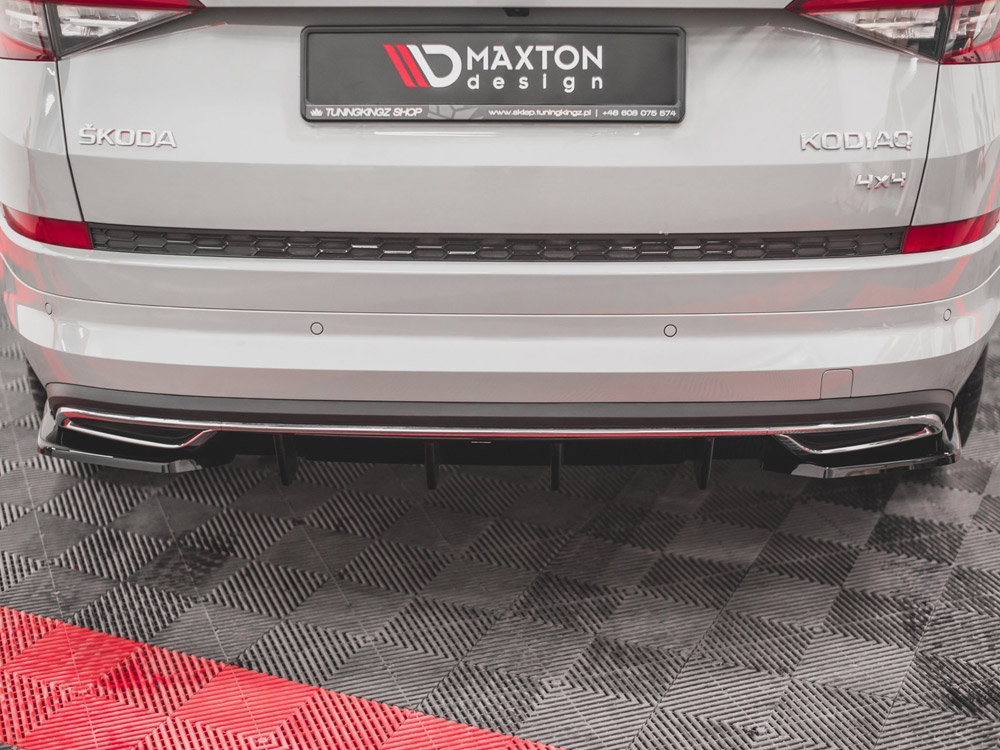 Rear Valance Skoda Kodiaq Mk1 Sportline - Carbon Look - 3 