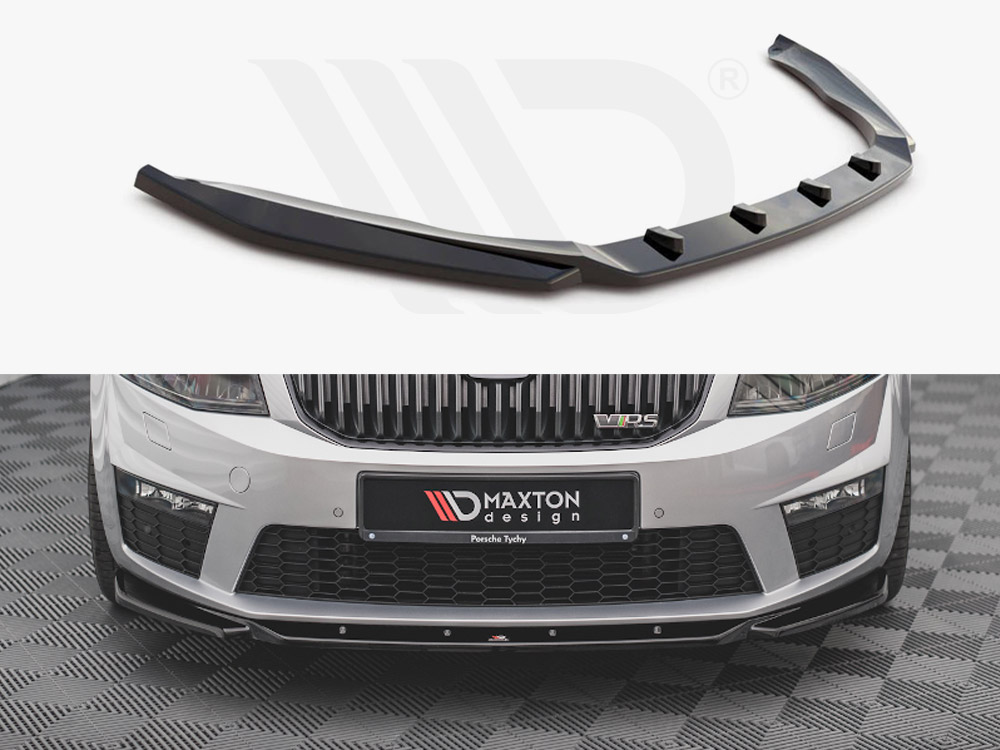 Front Splitter V.4 Skoda Octavia RS Mk3 (2013-2016) - 1 