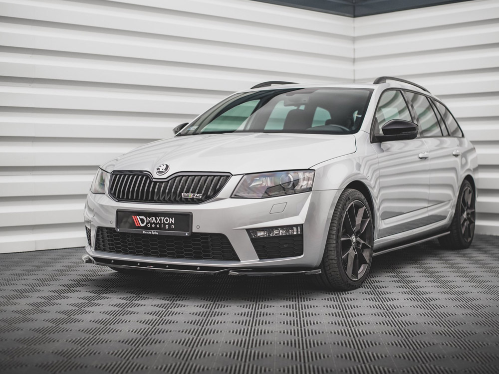 Front Splitter V.4 Skoda Octavia RS Mk3 (2013-2016) - 2 