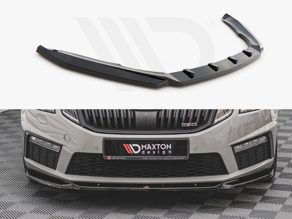 Front Splitter V.3 Skoda Octavia RS Mk3 Facelift (2016-2019) - 1 