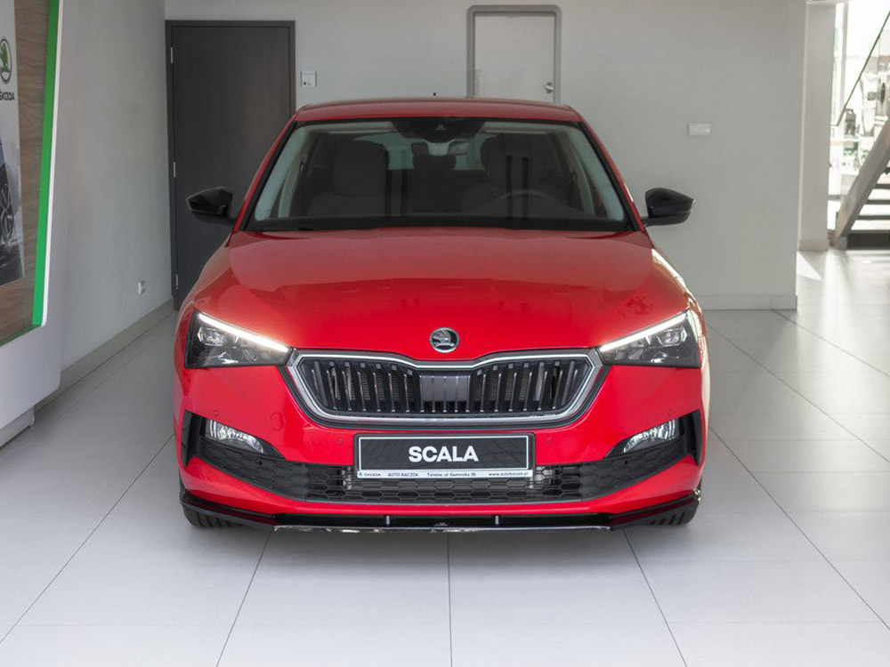 Front Splitter V.1 Skoda Scala (2019-UP) - Textured - 2 