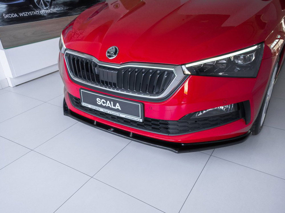 Front Splitter V.1 Skoda Scala (2019-UP) - Textured - 3 