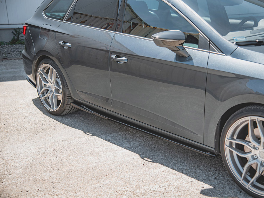 Side Skirts Diffusers V.5 Seat Leon Mk3 Cupra / FR Facelift - 3 